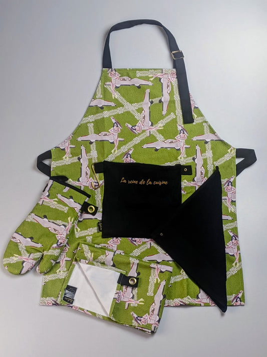 Kitchenwear set ''La reine de la Cuisine